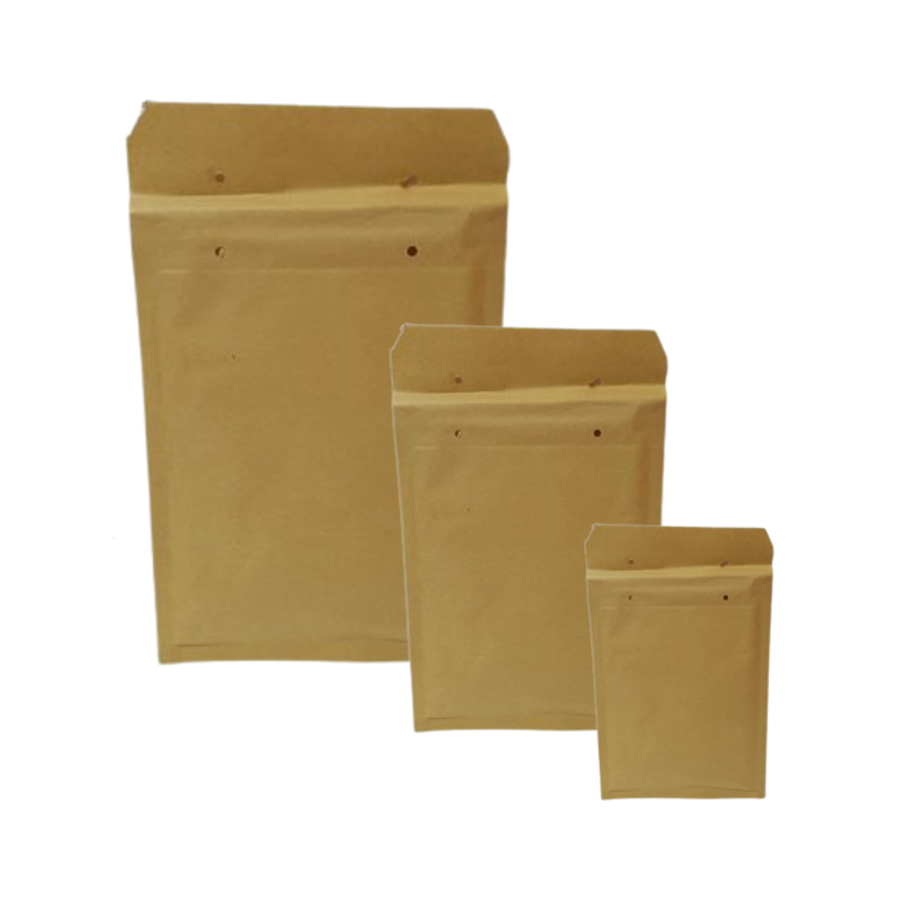 Luftpolstertaschen braun - DIN A5/A4/A3