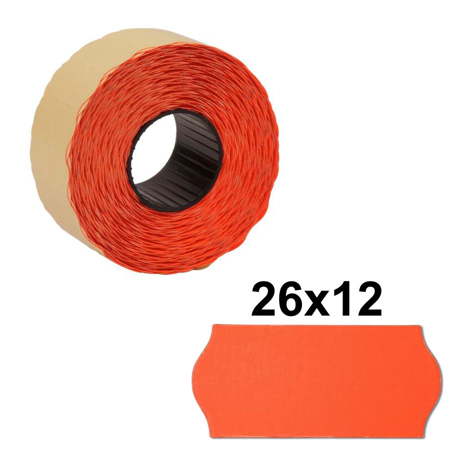 Preisetiketten rot - 26x12mm