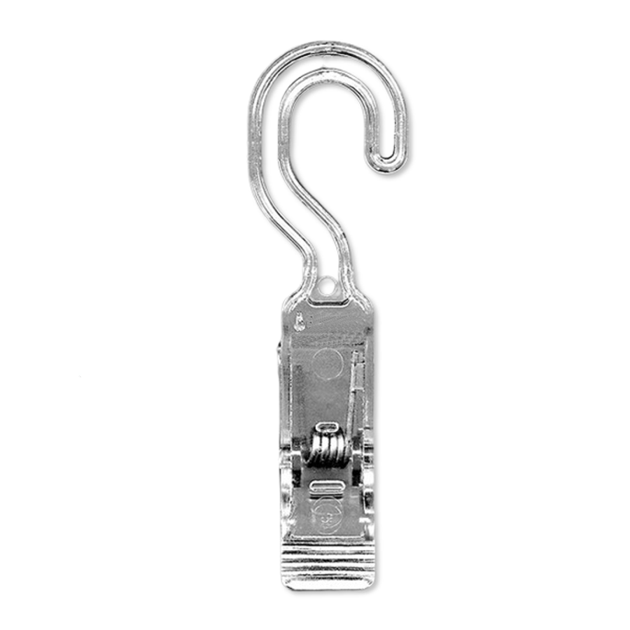Clipbügel transparent - 8,5cm