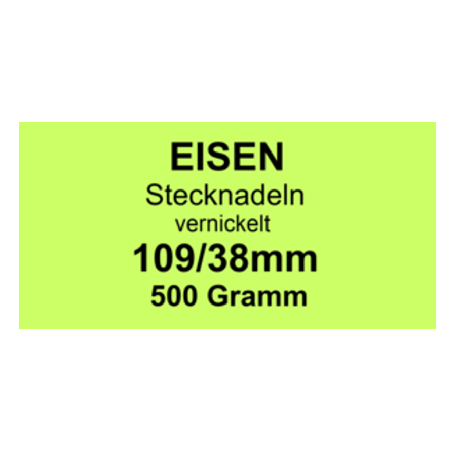 Eisenstecknadeln - 109/38mm