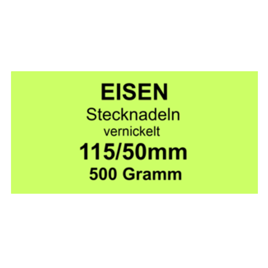 Eisenstecknadeln - 115/50mm