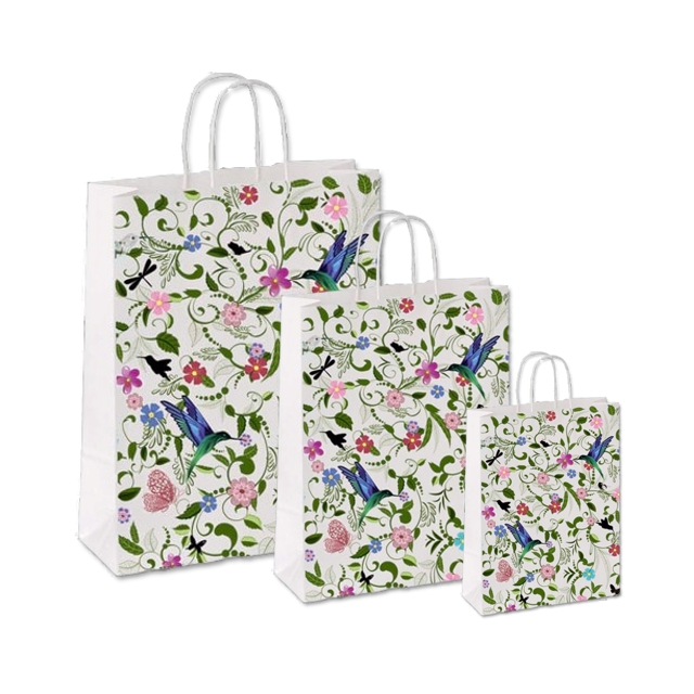 Papiertüten Kolibri - Kordelgriff