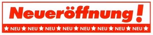 Ankleber Neueröffnung
