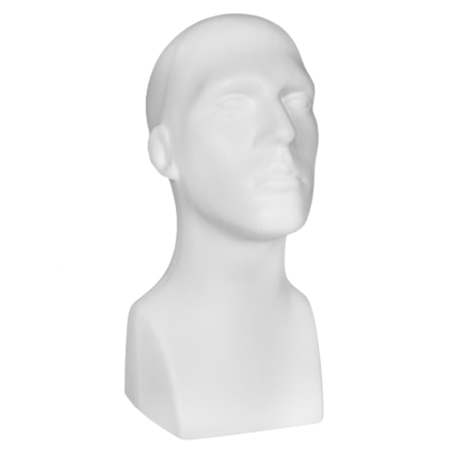 Herrenkopf weiß - 40cm