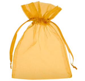 Organzabeutel gold