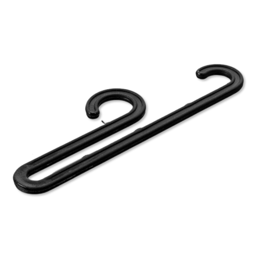 Sockenbügel schwarz - 34x110mm