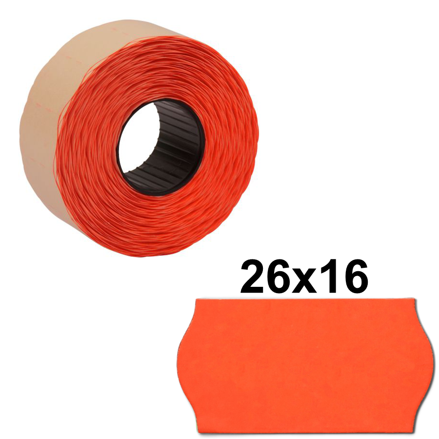 Preisetiketten rot - 26x16mm