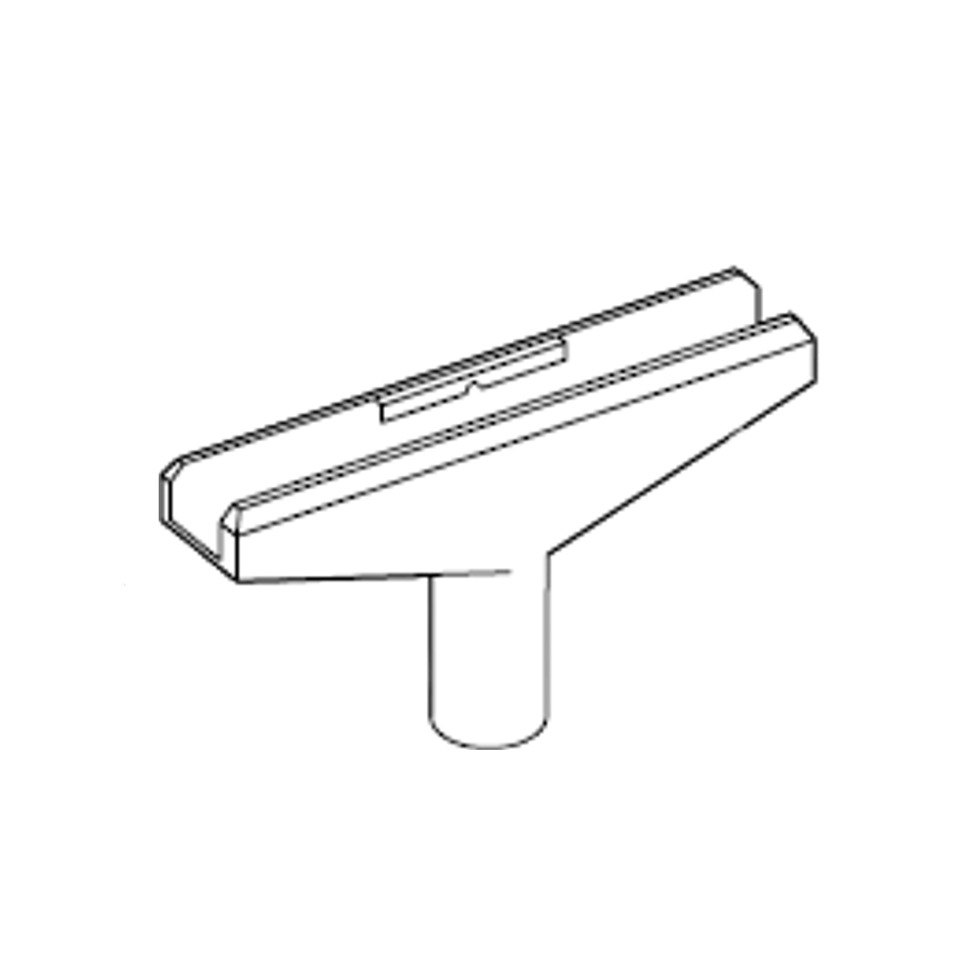 Plakatrahmenhalter T-Stück