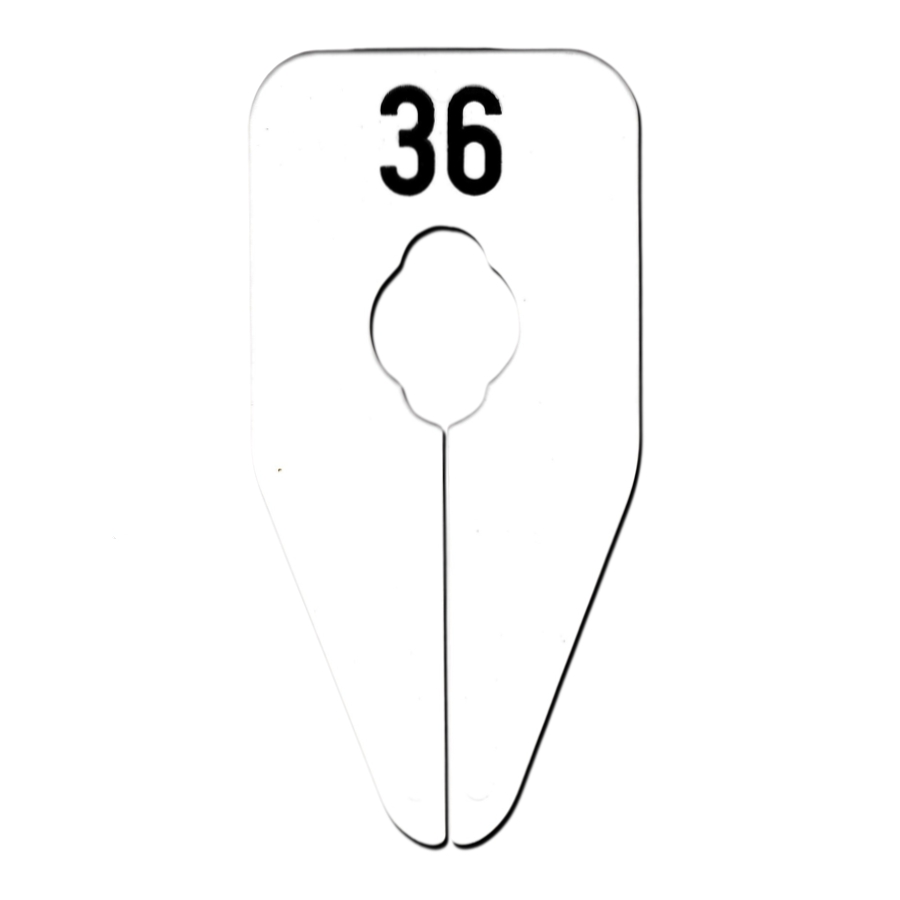 Größenscheibe K I weiß (XXS-188)
