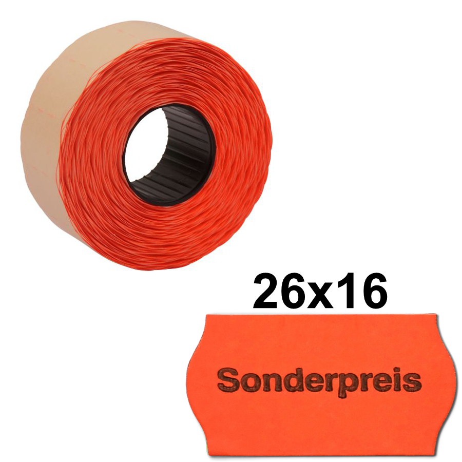 Preisetiketten Sonderpreis - 26x16mm