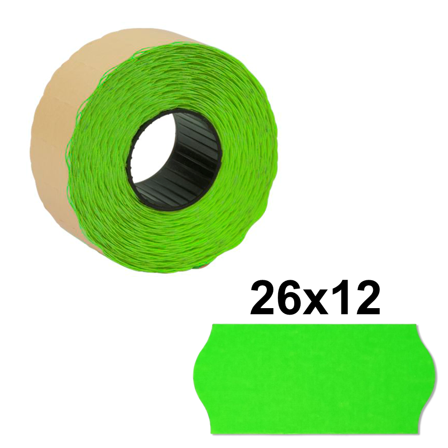 Preisetiketten grün - 26x12mm