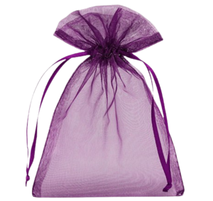 Organzabeutel violett