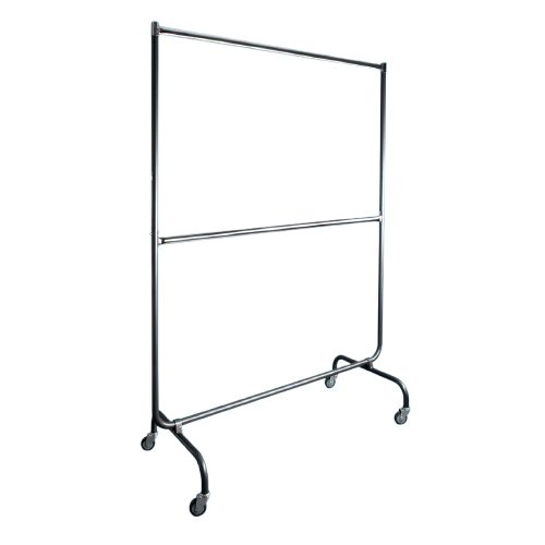 Industrieständer + Etage schwarz (90-170cm)