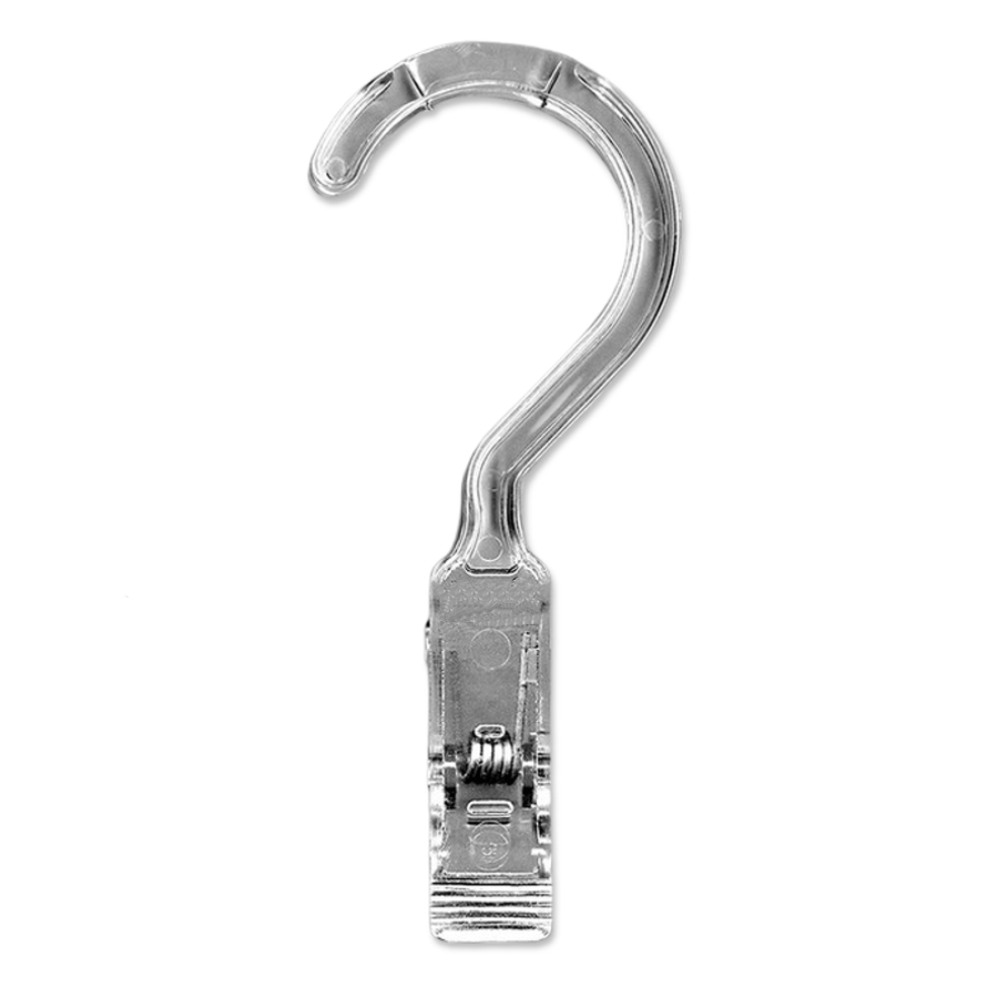 Clipbügel transparent - 11cm