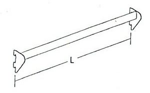 Flachovaltragestange T015