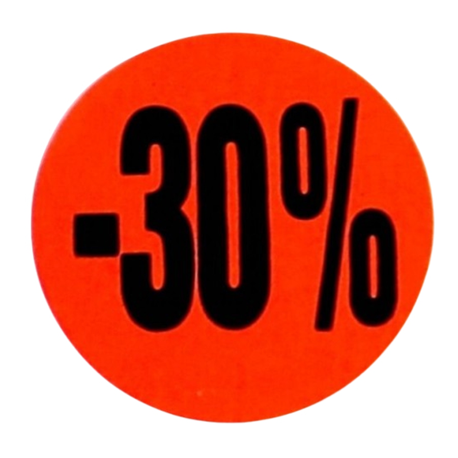 Haftetiketten leuchtrot - 30%