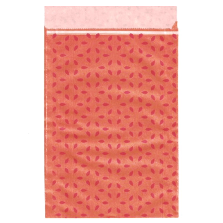 Geschenkflachbeutel Tropfen orange