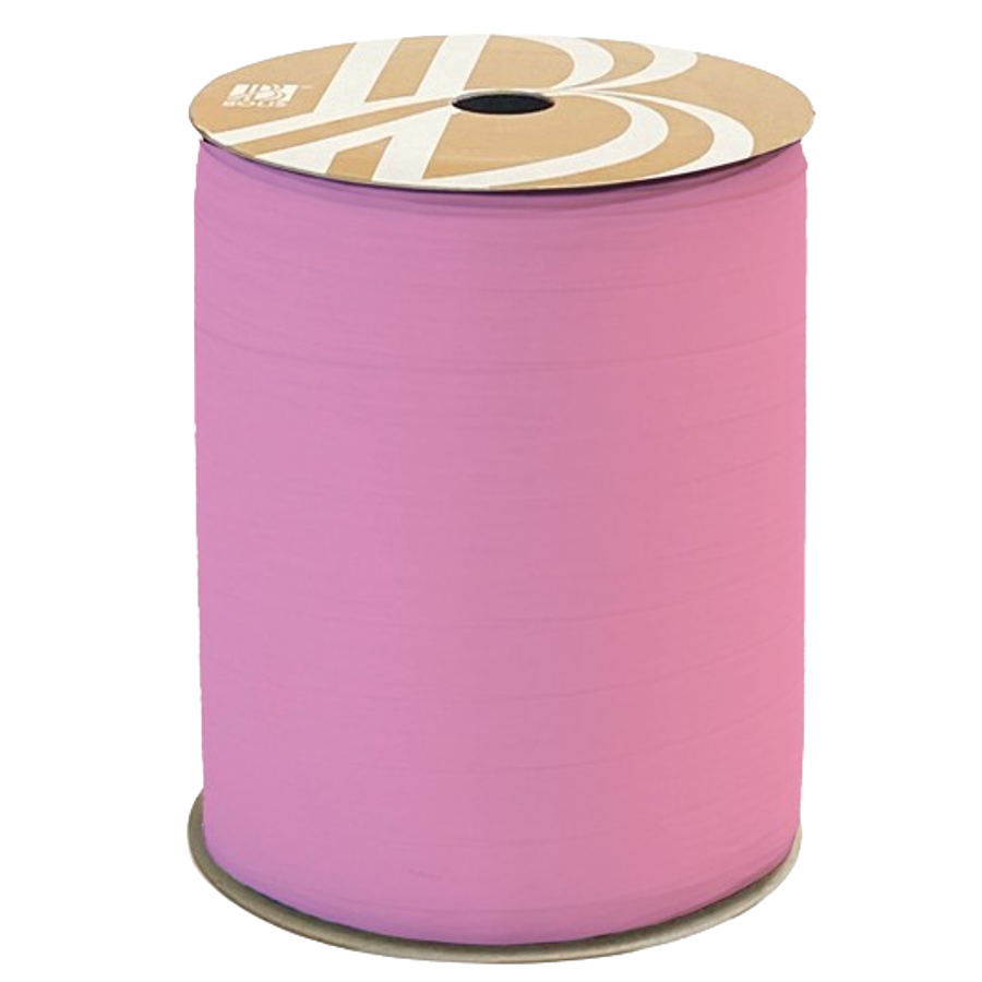 Ringelband matt rosa - 10mm/250m