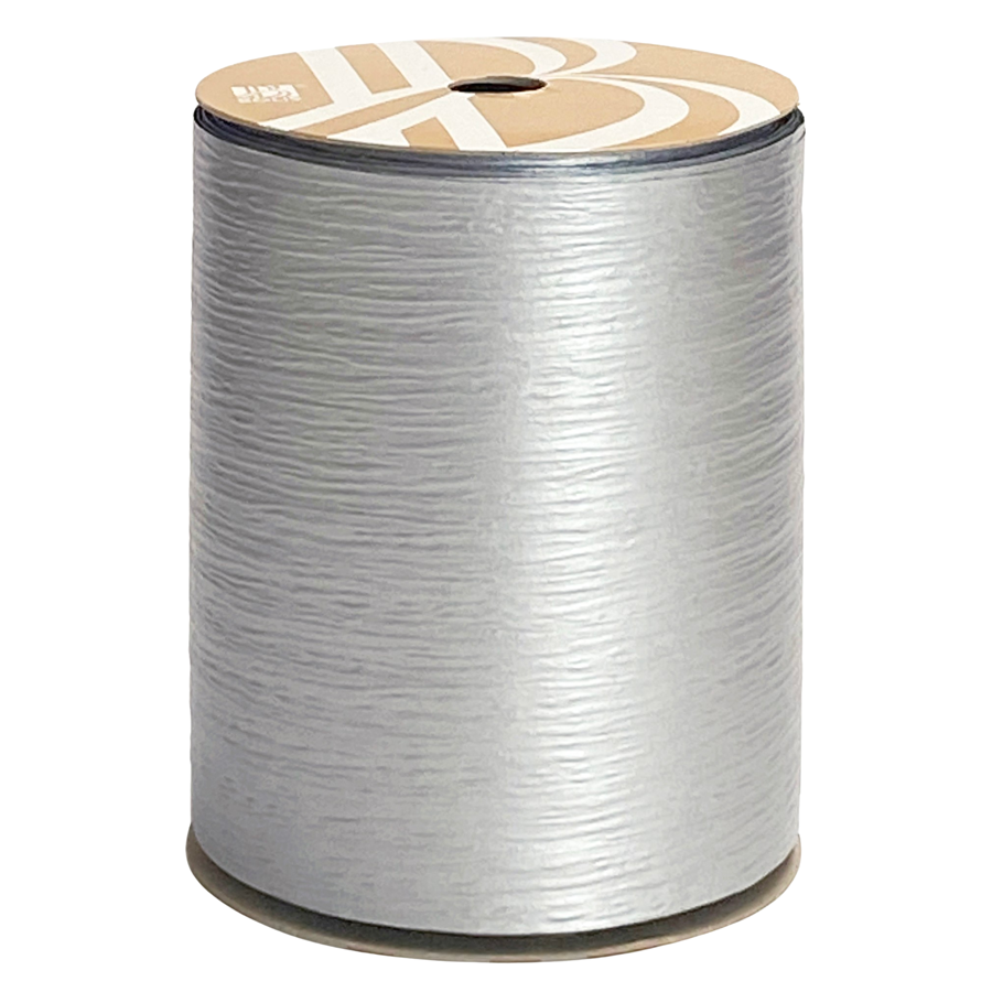 Ringelband matt silber - 10mm/250m