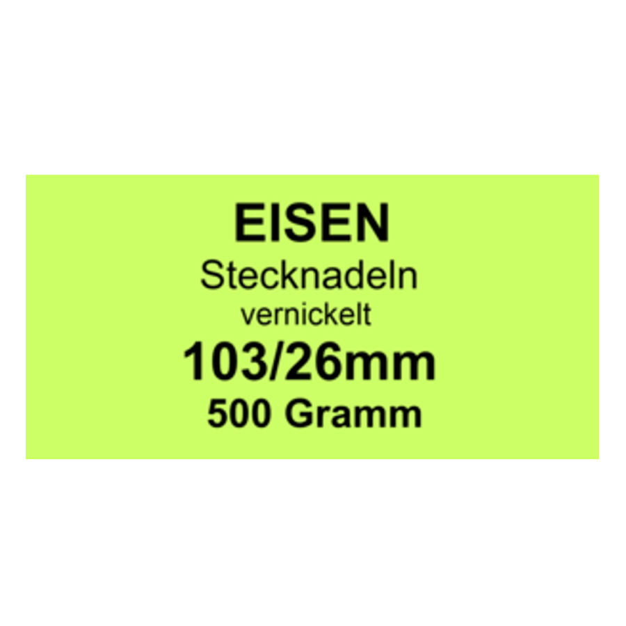 Eisenstecknadeln - 103/26mm
