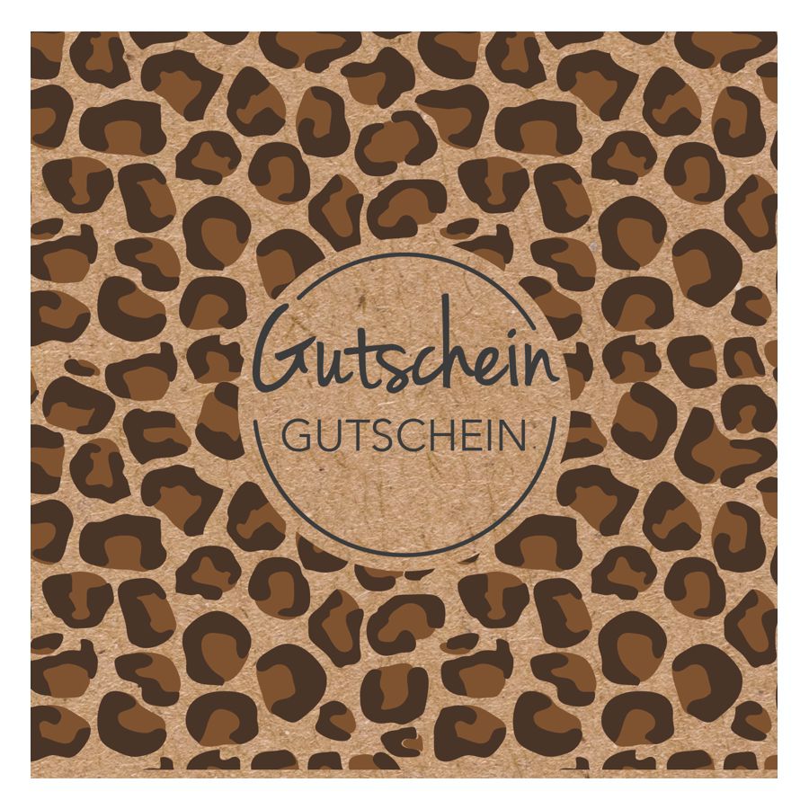 Gutscheine mit Kuvert - 12x12cm