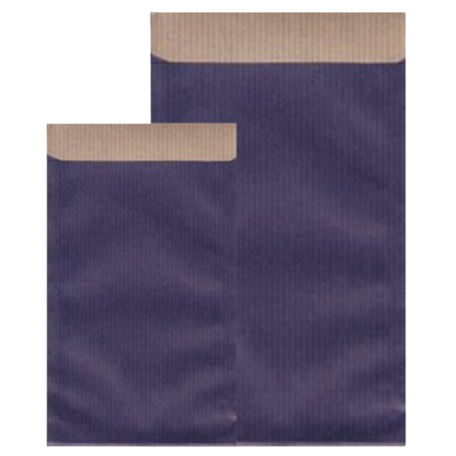 Geschenkflachbeutel blau
