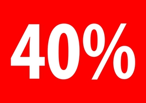 Plakatkarton 40 % DIN A4
