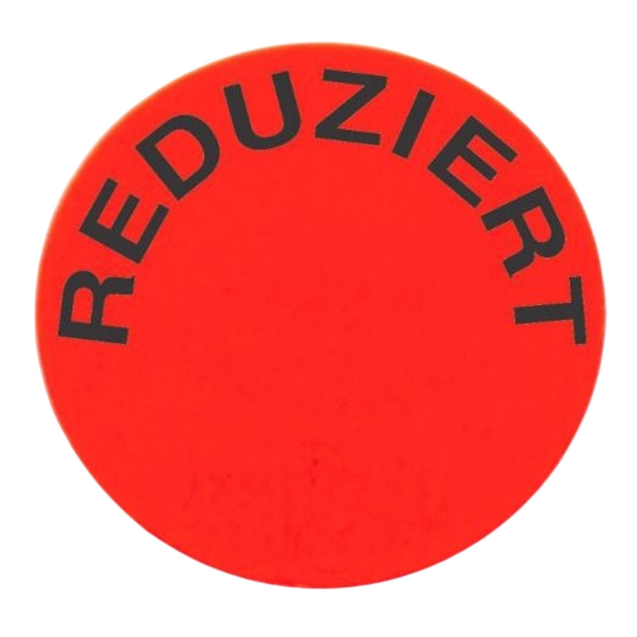 Haftetiketten leuchtrot - Reduziert