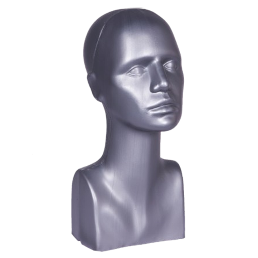 Damenkopf grau - 38cm