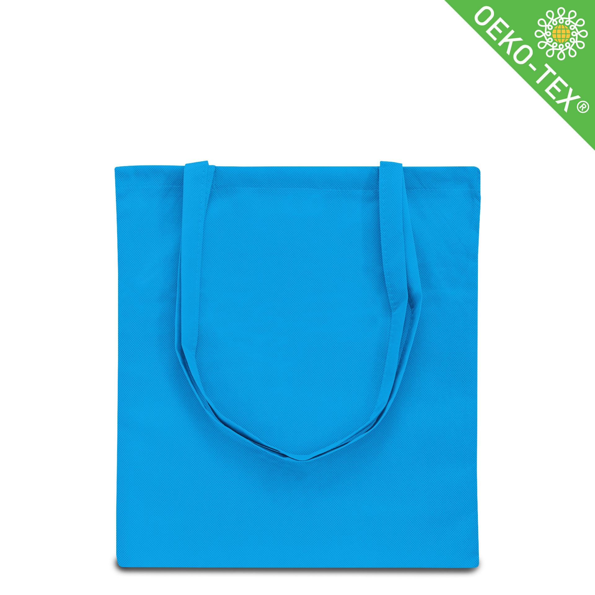 Non-Woven Taschen hellblau