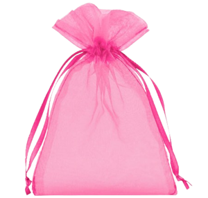 Organzabeutel pink