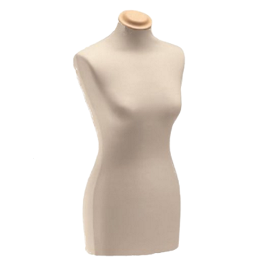 Damenbüste beige - 70cm
