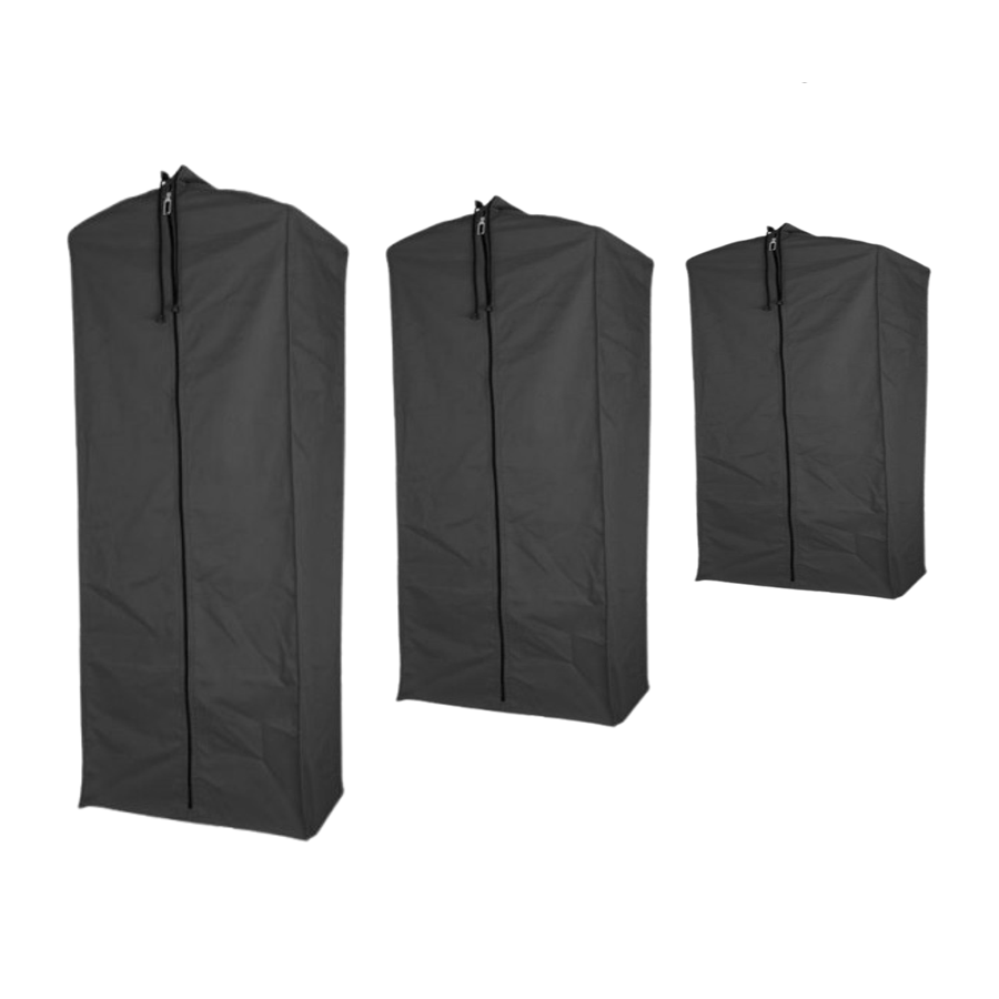 Kleidersäcke schwarz (80-130cm)
