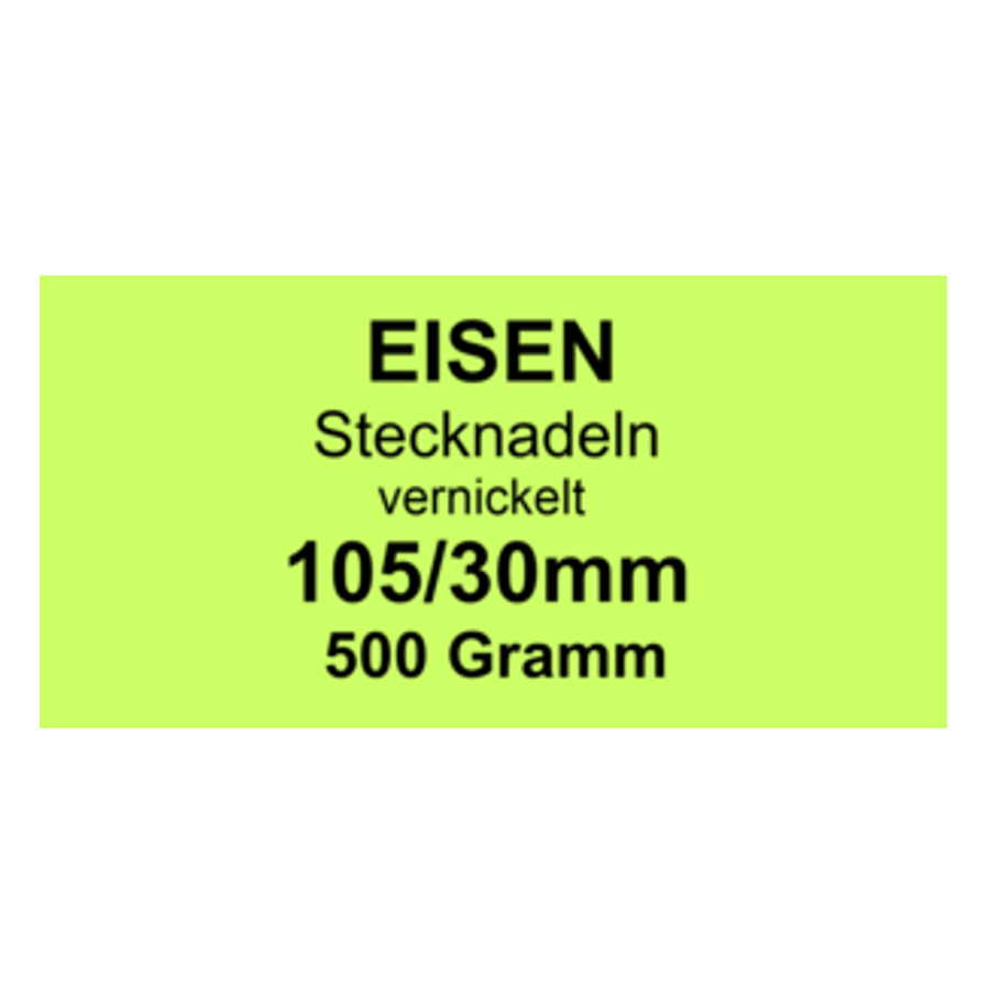 Eisenstecknadeln - 105/30mm