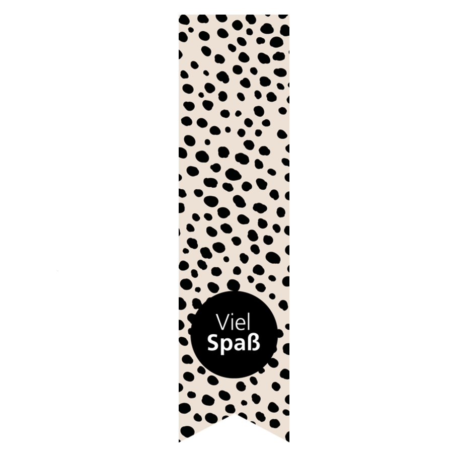 Geschenketiketten - Viel Spaß 35x135mm