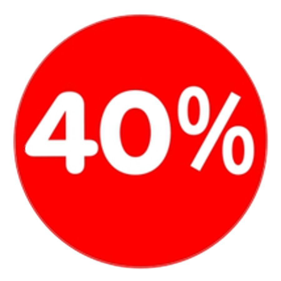 Ankleber 40 % rund Ankleber 40 % rund